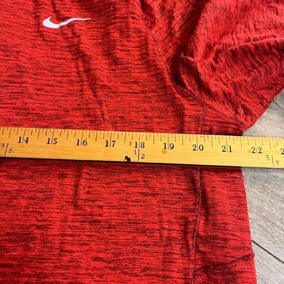 Nike Red Athletic Quarterzip Pullover Men Large - Picture 5 of 6